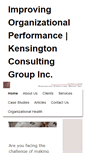 Mobile Screenshot of kensington-group.com