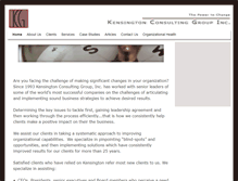 Tablet Screenshot of kensington-group.com